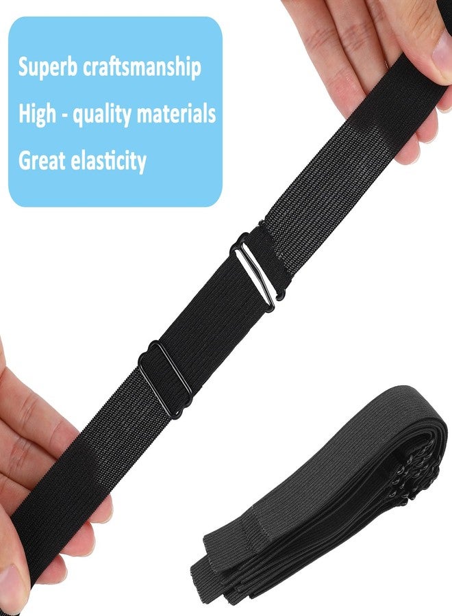 Zelphvt Wig Elastic Band, Elastic Bands for Wig, 6 Pcs Adjustable Elastics Bands Straps for Wigs Black Strap to Secure,Hair Care Hair Extensions Wigs & Accessories - Image 4